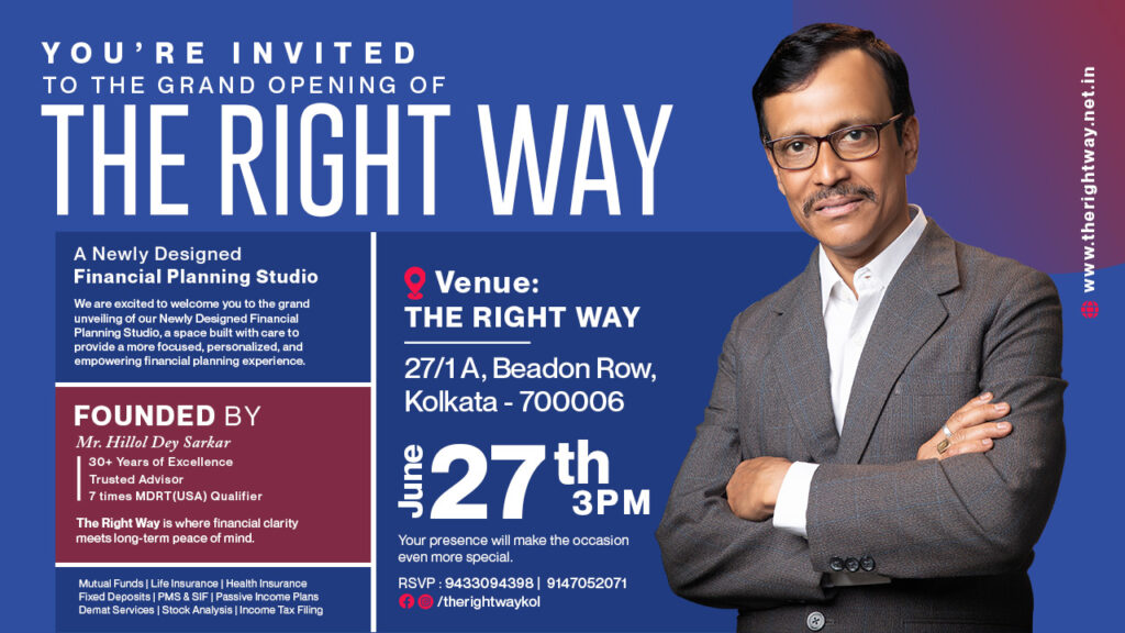 Kolkata Welcomes a New Era in Financial Planning: “The Right Way” Opens Its Doors with a Studio That Redefines Wealth Advisory